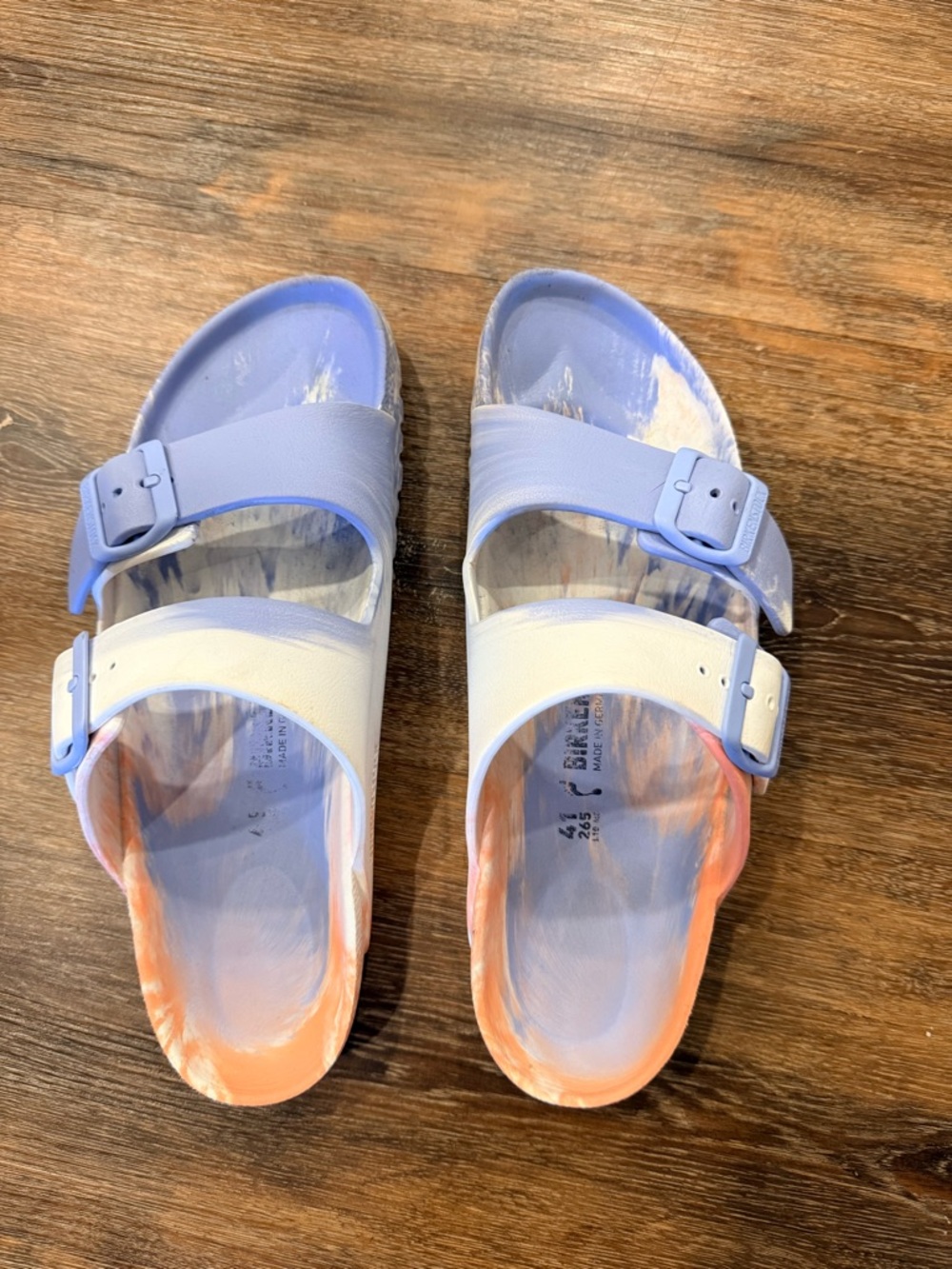 Birkenstock Arizona EVA sandals 💜🍑
